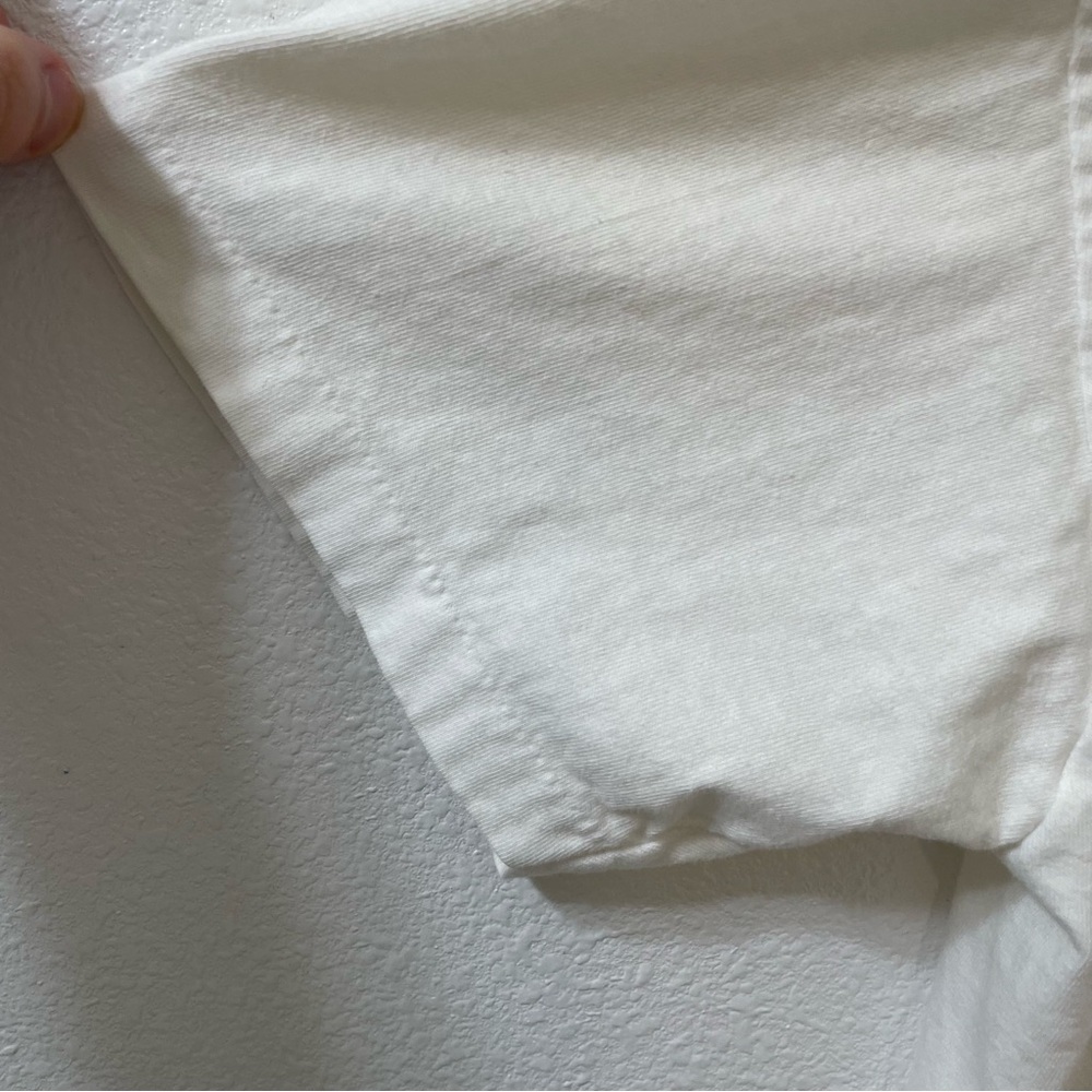 Oneita San Diego short line carriso gorge shirt white vintage medium - Picture 6 of 7